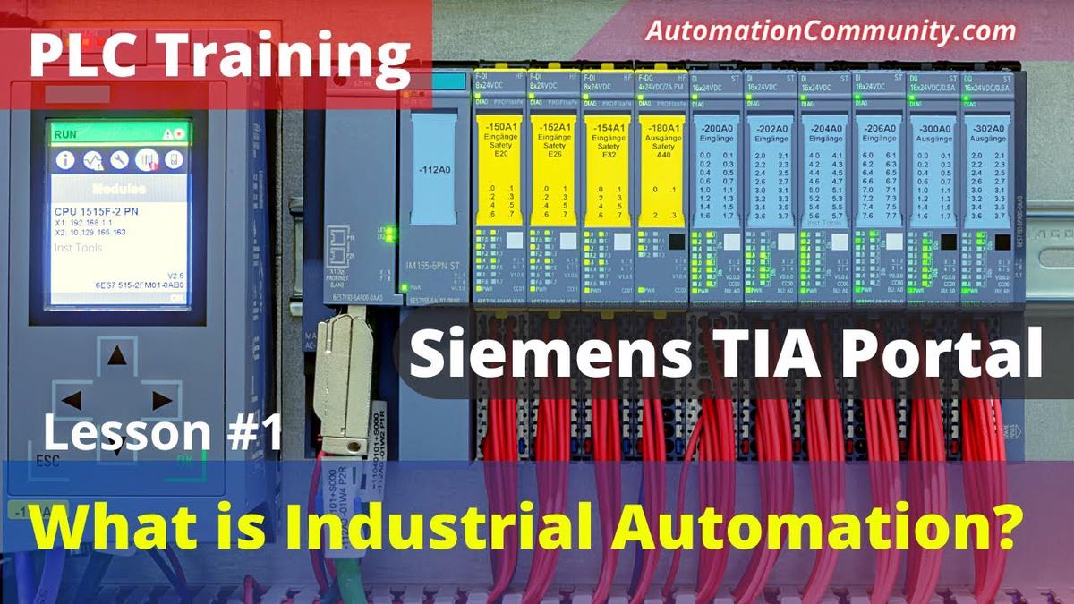 'Video thumbnail for What is Industrial Automation? - Online Training Course for Beginners'