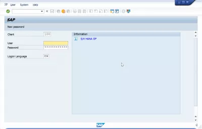 3 آسان مراحل میں SAP GUI 740 میں سرور شامل کریں۔ : SAP 740 GUI انٹرفیس میں صارف لاگ ان۔