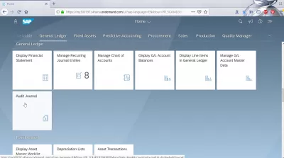 Ako používať audítorský denník SAP FIORI? : Dlaždica aplikácie SAP FIORI Audit journal