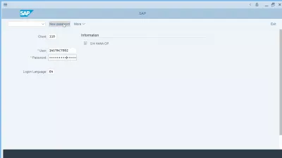 SAP'de şifre nasıl değiştirilir? : Giriş yapmadan önce SAP şifre değiştir