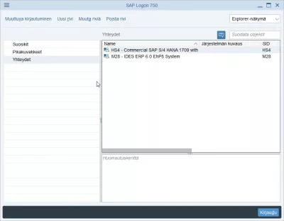 تغيير لغة تسجيل الدخول SAP NetWeaver في 2 خطوات سهلة : تسجيل الدخول SAP باللغة الفنلندية