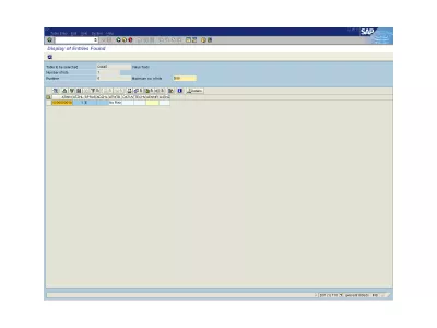Pronađite klasifikaciju materijala u SAP-u : Slika 6: SAP, SAVRT tablični prikaz