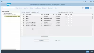 Επίλυση σφάλματος SAP RFQ ME013 Δεν επιτρέπεται ο τύπος εγγράφου με το doc. κατηγορία : Αλλαγή παραγγελίας αγοράς συνδέσμου προβολής - επισκόπηση τύπου εγγράφου