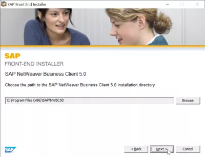 SAP GUI kroky instalace 740 : Volba instalačního adresáře SAP NetWeaver
