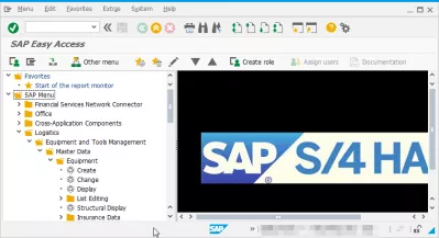 Prikažite tehnična imena v SAP : Meni SAP enostaven dostop brez prikazanih kod transakcij