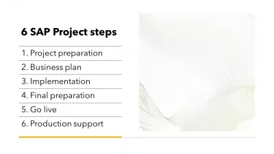 Quản lý dự án SAP thành công: 6 bước : 6 bước dự án của một thực hiện SAP thành công